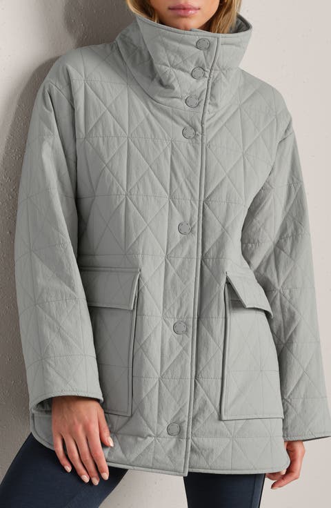 コート UMBRO Women's Quilted Hoodie Long Jacket SA279 UMBRO Women's Quilted Hoodie Long Jacket SA279 (UMBRO/コート