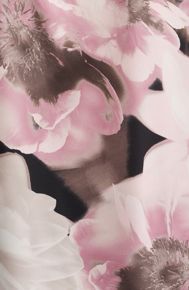 Anne Klein Flare Cuff Top, Alternate, color, Anne Black Multi