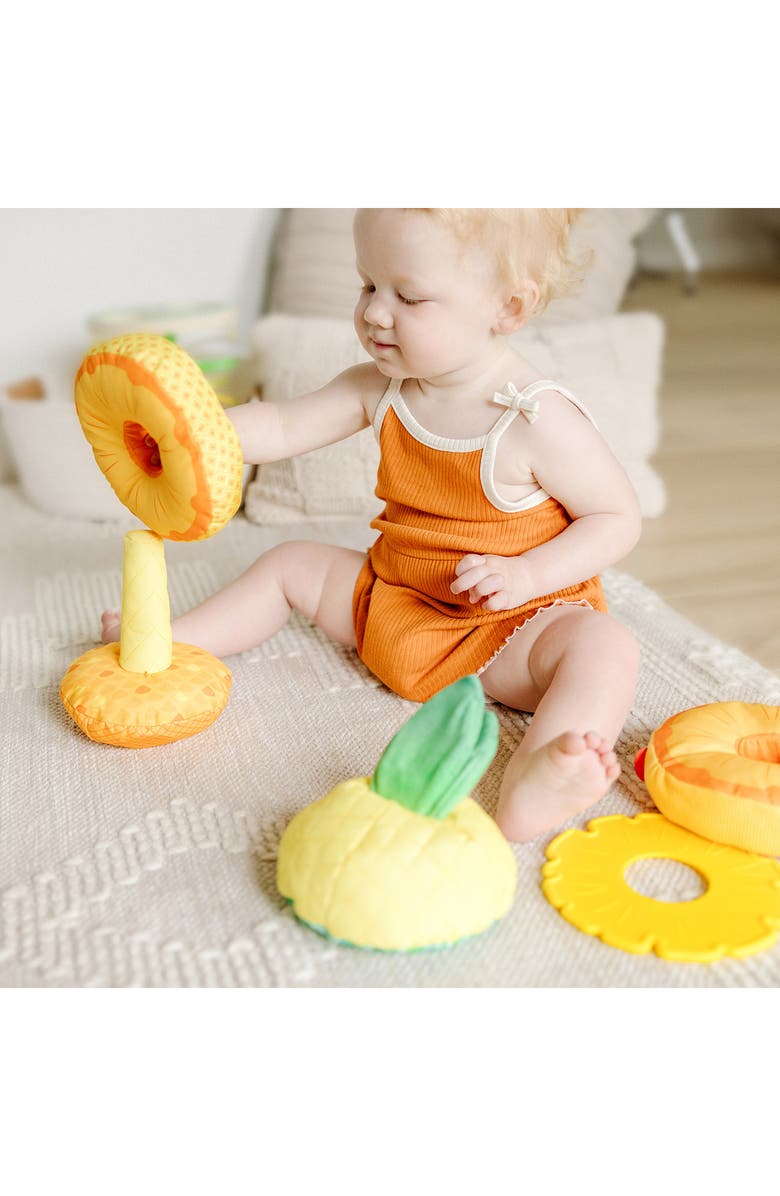 Melissa & Doug Pineapple Soft Stacker Baby Toy, Alternate, color,