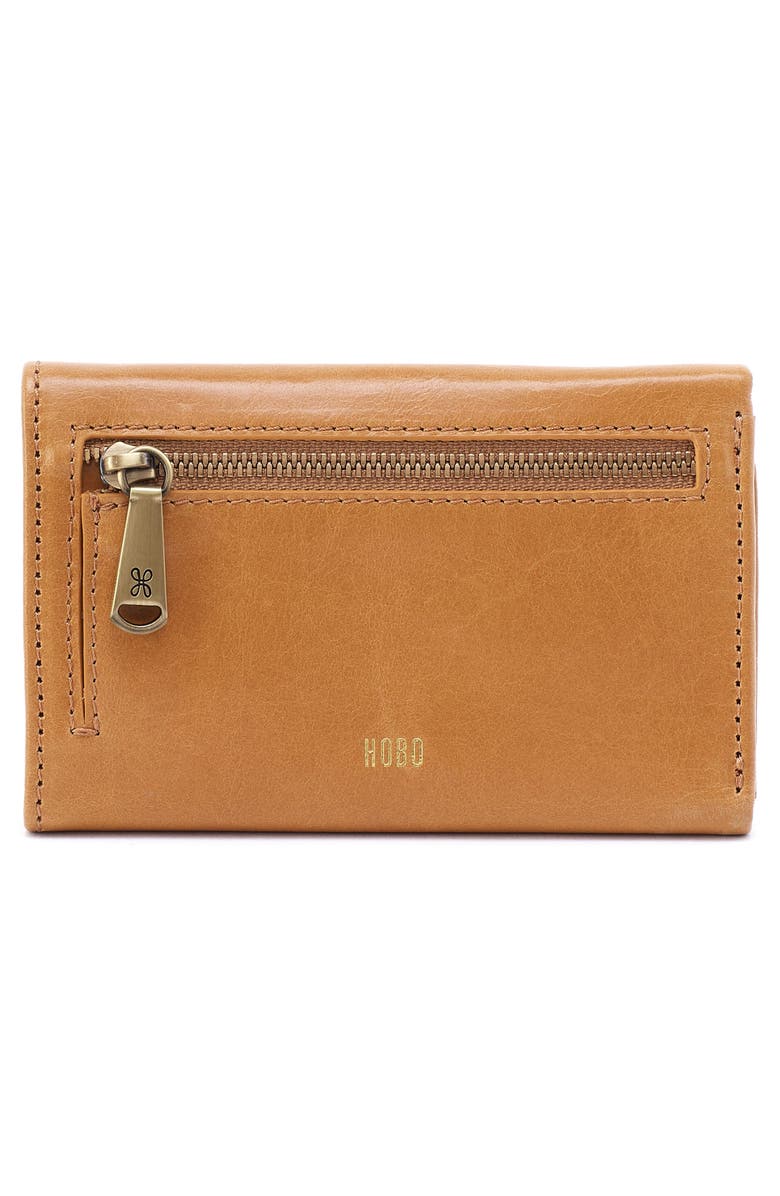 HOBO Jill Leather Trifold Wallet, Alternate, color, Natural