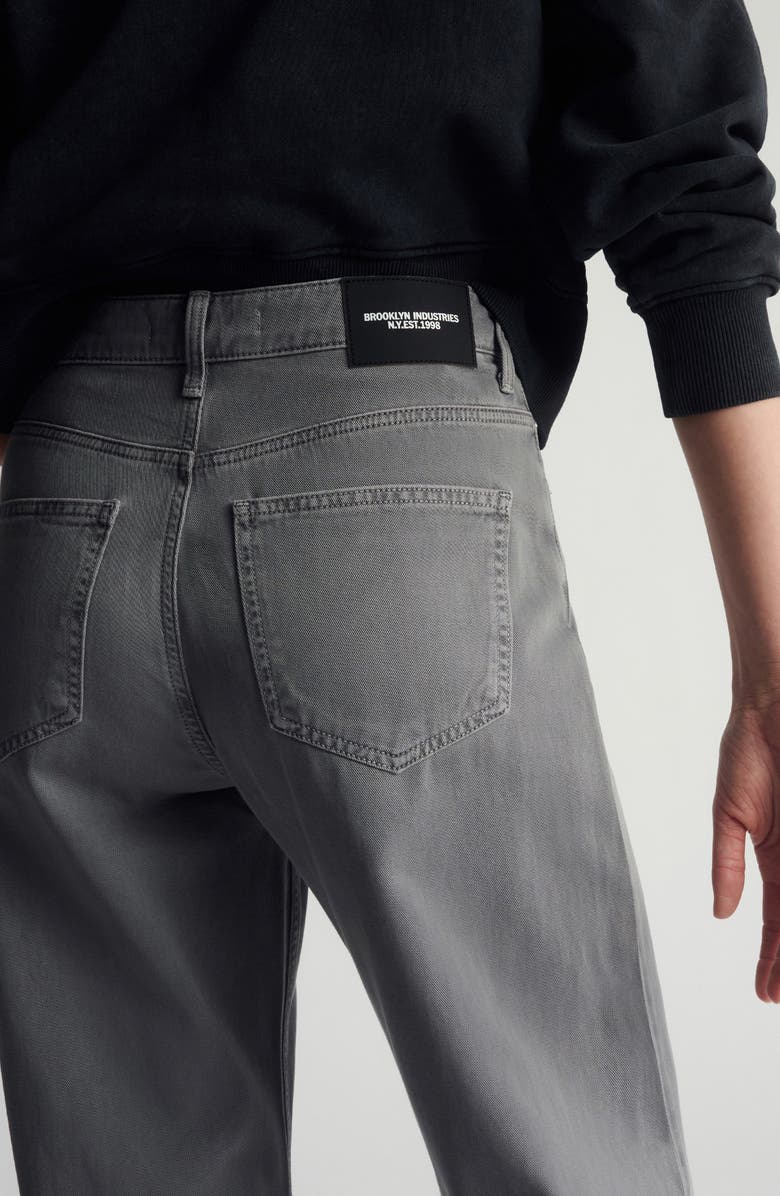 Brooklyn Industries High Waist Wide Leg Jeans, Alternate, color, Quiet Shade