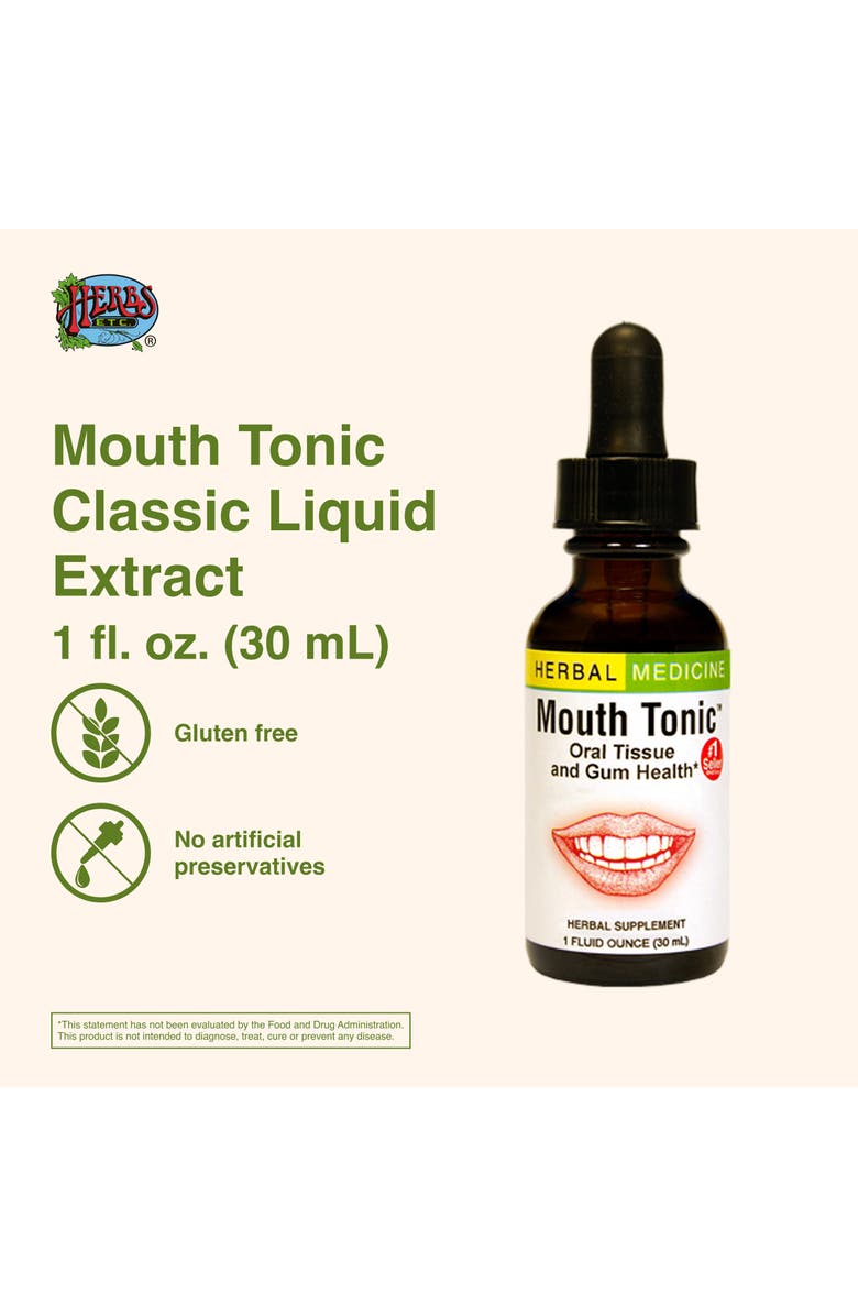 Herbs Etc. Mouth Tonic 1 oz, Alternate, color, NO COLOR