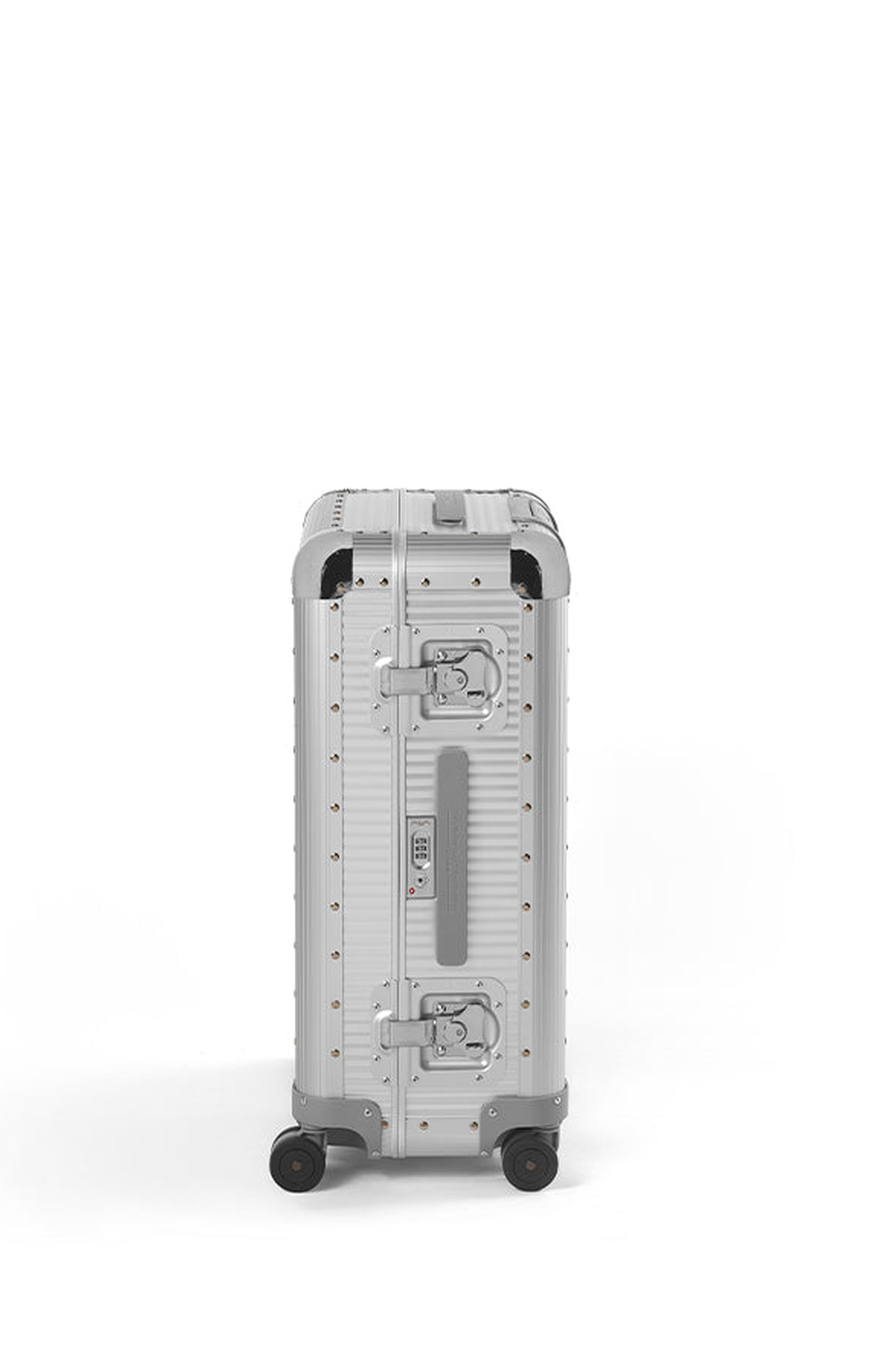 FPM - Fabbrica Pelletterie Milano - US Bank S Spinner 68 Suitcase, Alternate, color, Moonlight Silver