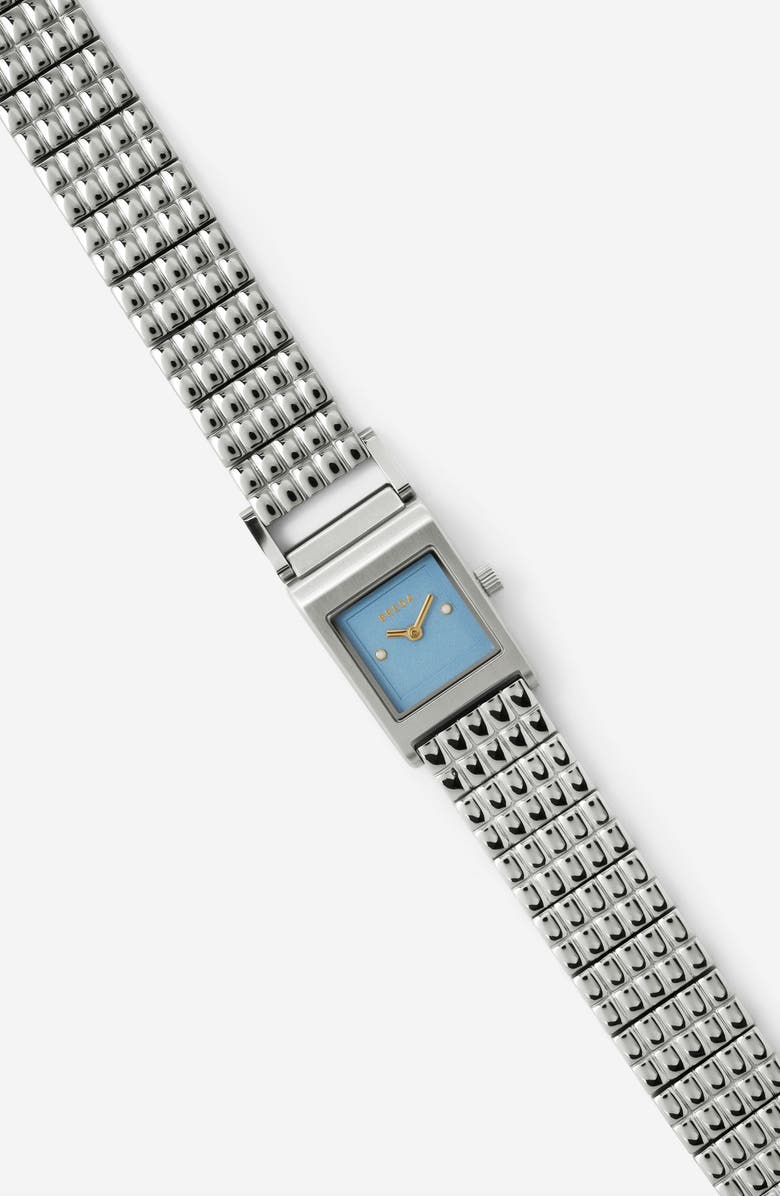 BREDA Revel Bracelet Watch, 18mm, Alternate, color, Silver