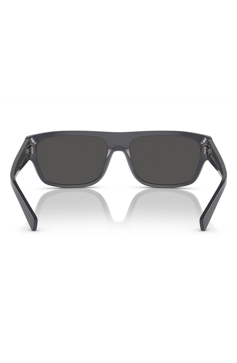 Dolce&Gabbana 57mm Rectangular Sunglasses, Alternate, color, 