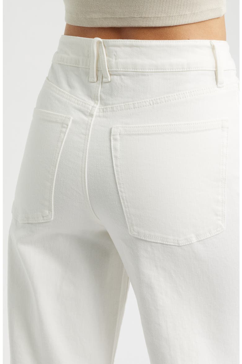 Good Waist Palazzo Jeans, Alternate, color, WHITE001