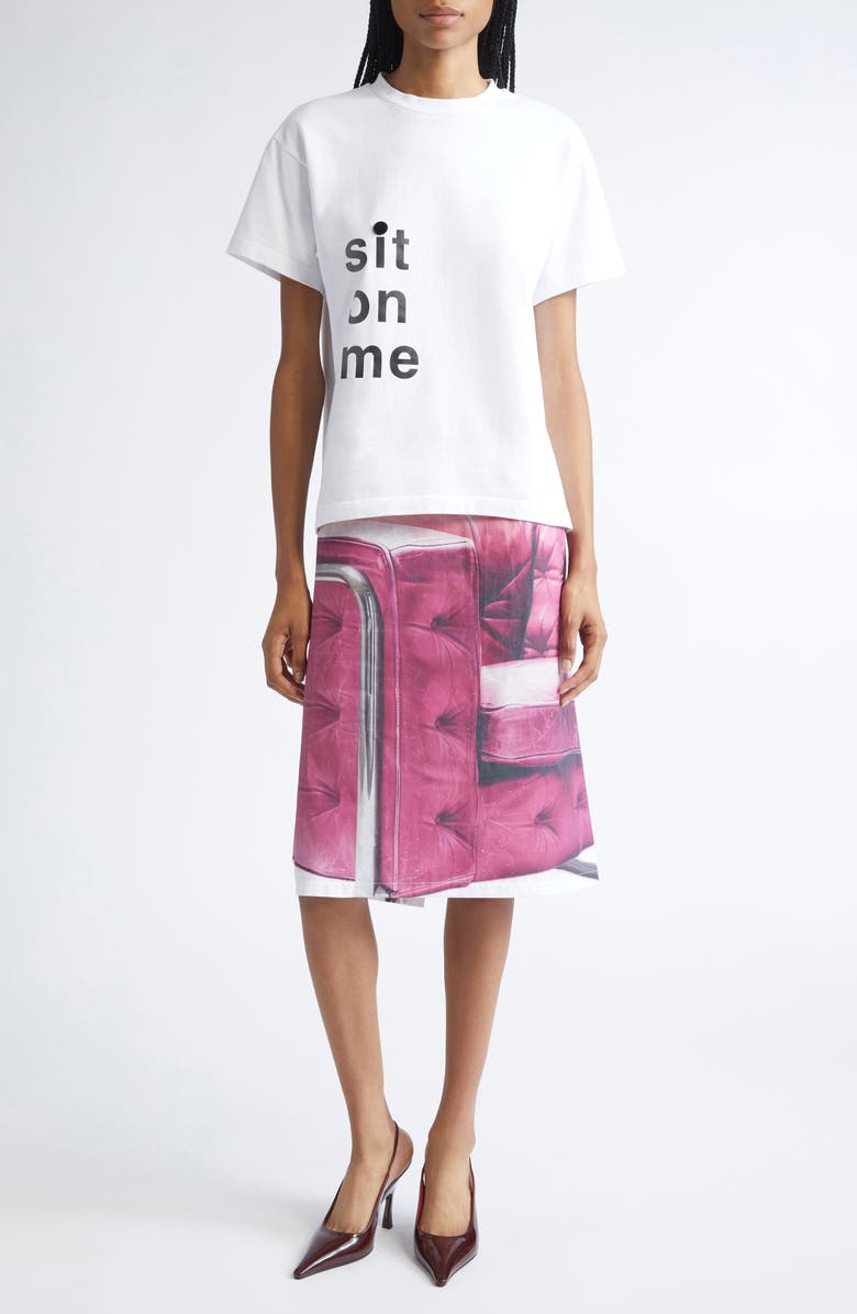 JULIE KEGELS Jony Cotton T-Shirt, Alternate, color, White