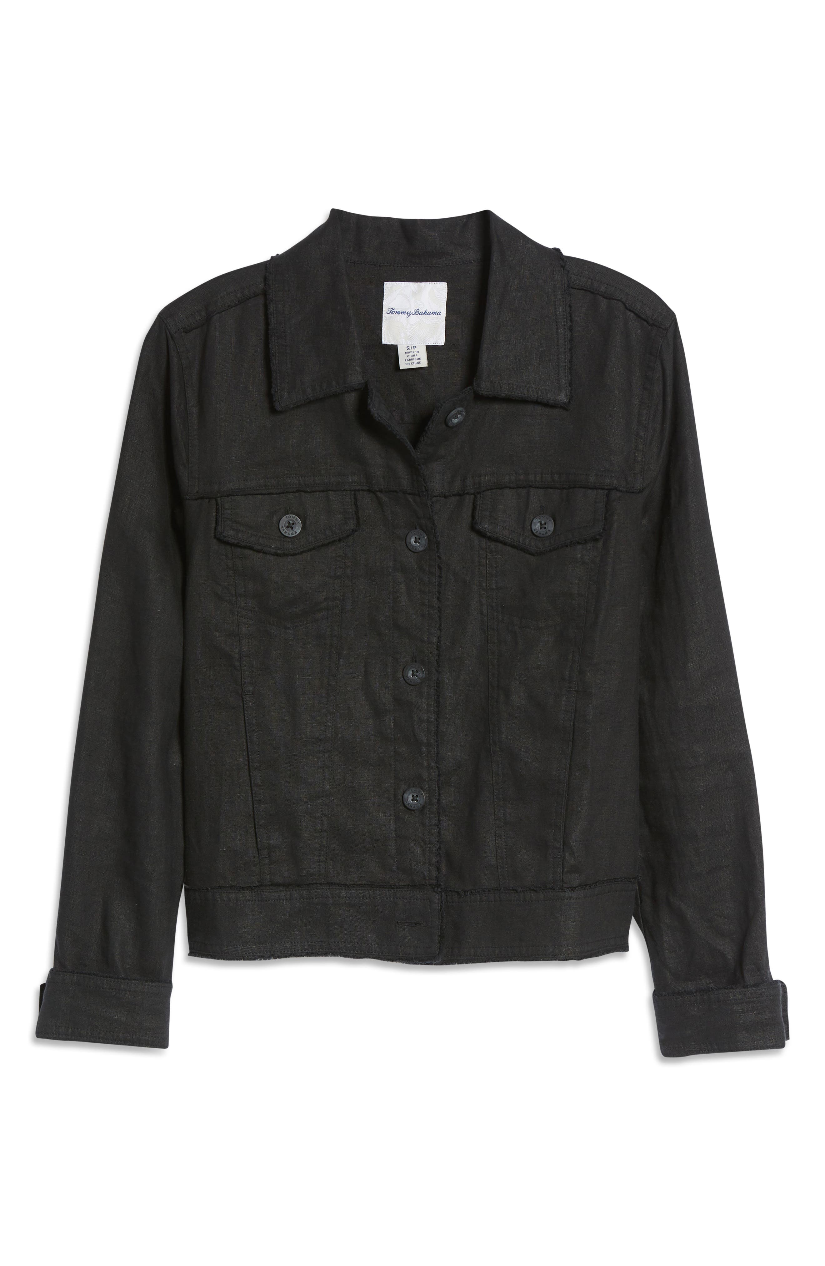 Женские Tommy Bahama Two Palms Linen Raw Edge Jacket — фото 6