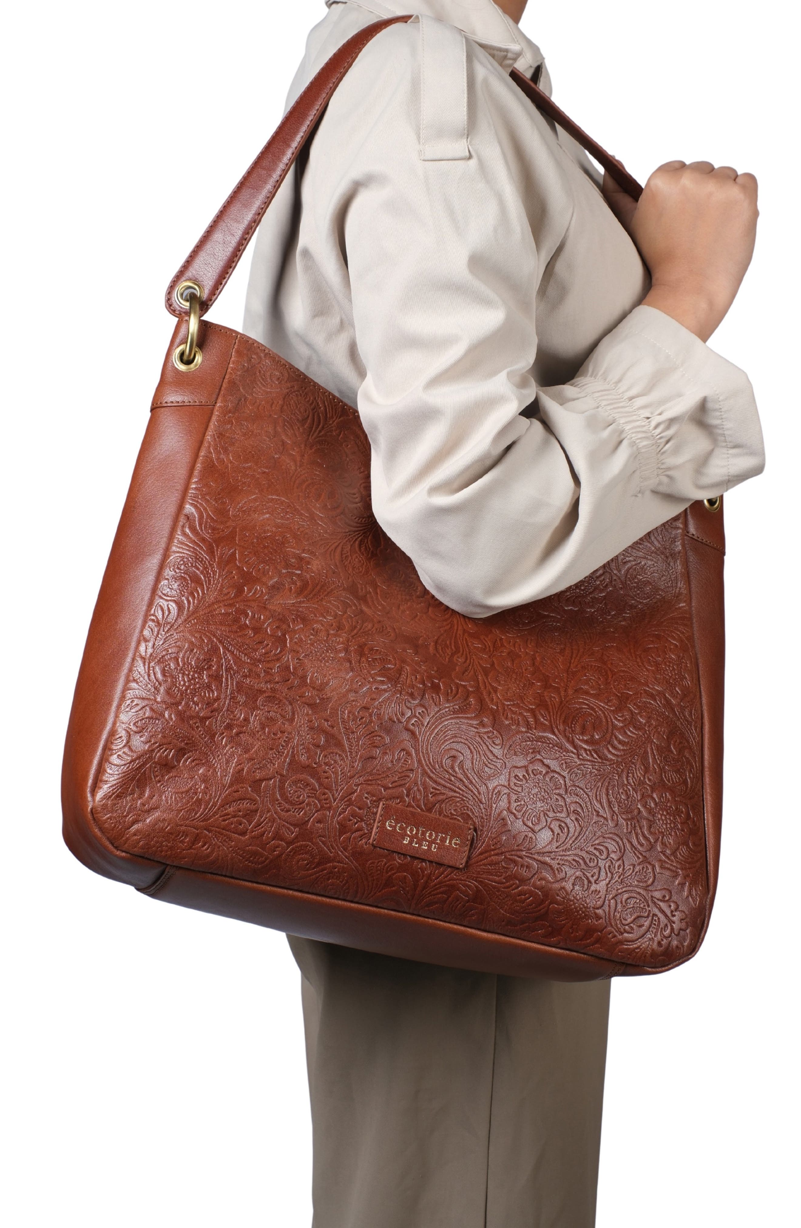 Ecotorie Johnson Shoulder Bag, Alternate, color, Cognac