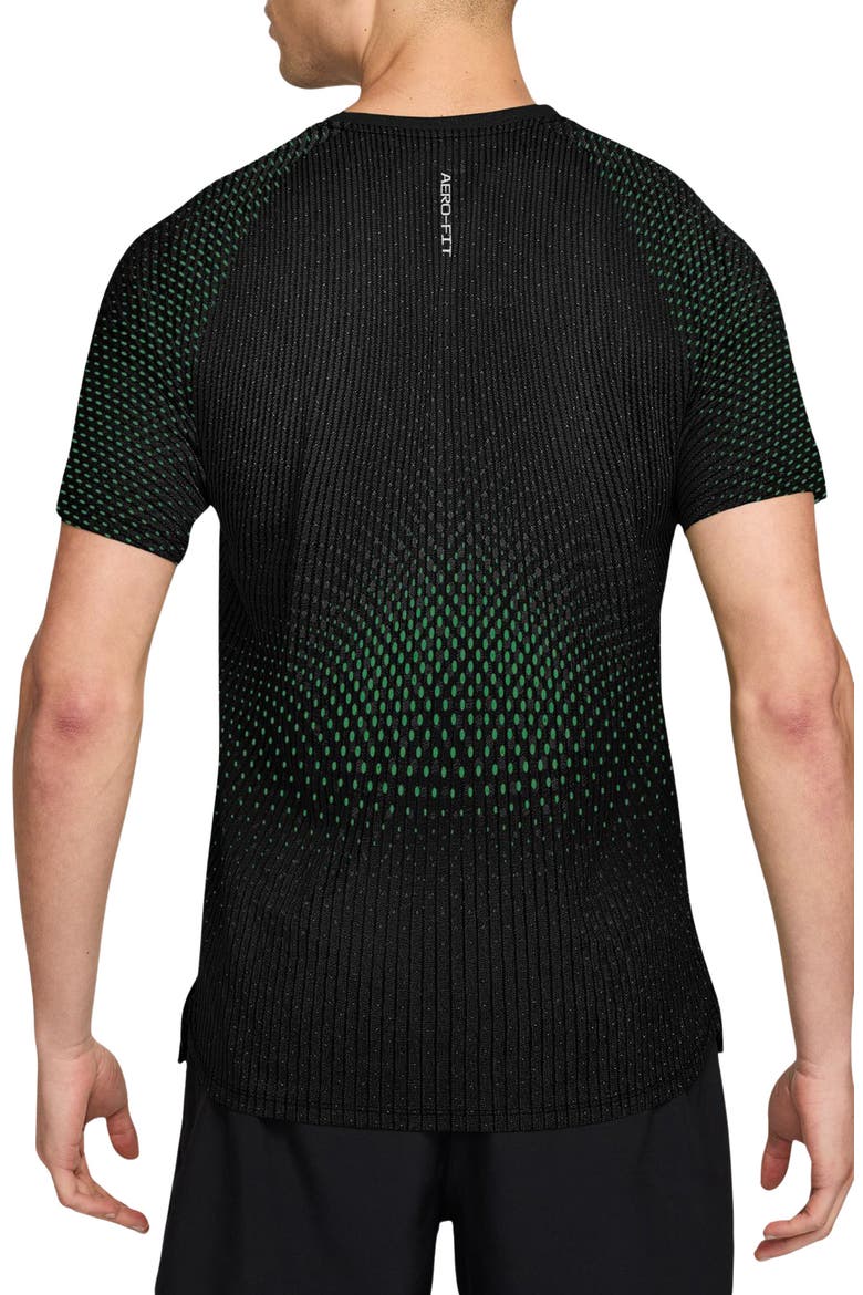 Performance Running T-Shirt, Alternate, color, BLACK/ VOLTAGE GREEN