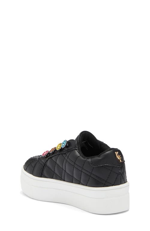 Kurt Geiger London Kids' Mini Liviah Slip-on Sneaker In Black Multi