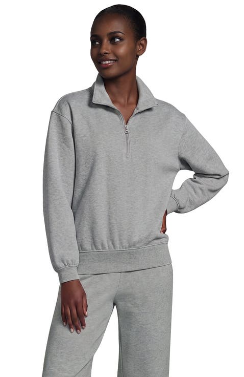 Serious Sweats Relaxed Quarter Zip Pullover Sweatshirt
