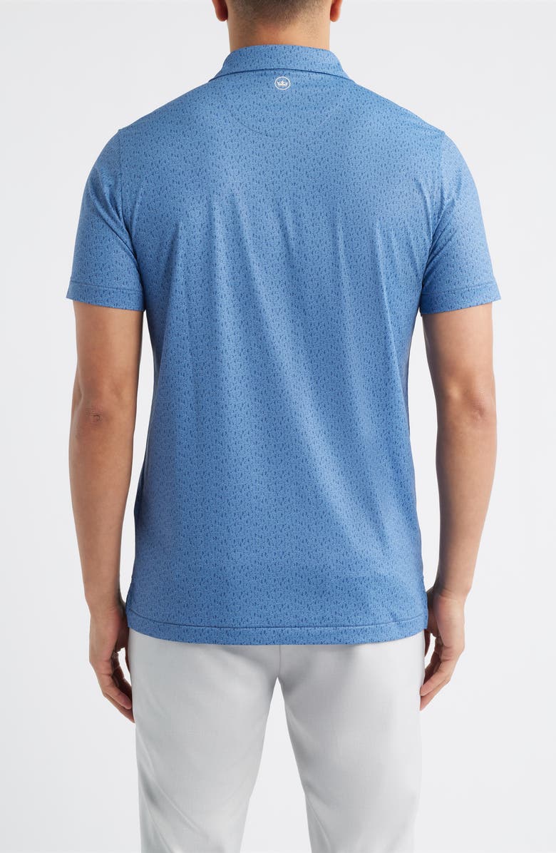 Peter Millar Jazz Club Performance Jersey Golf Polo, Alternate, color, Storm