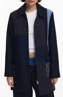 Desigual Patchwork Overcoat