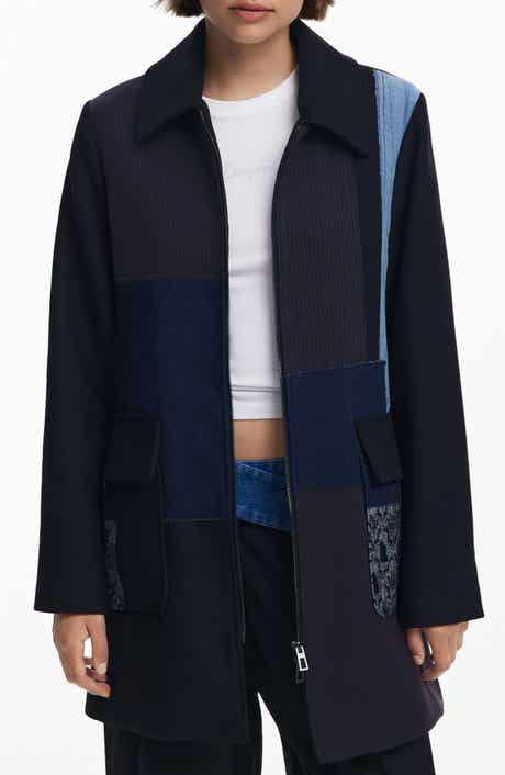 Desigual Patchwork Overcoat