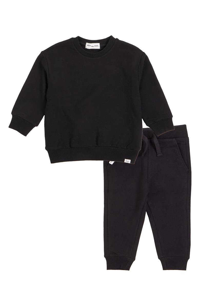 MILES THE LABEL Kids' Basics Sweatshirt & Joggers Set, Main, color,