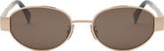 CELINE Triomphe 54mm Oval Sunglasses