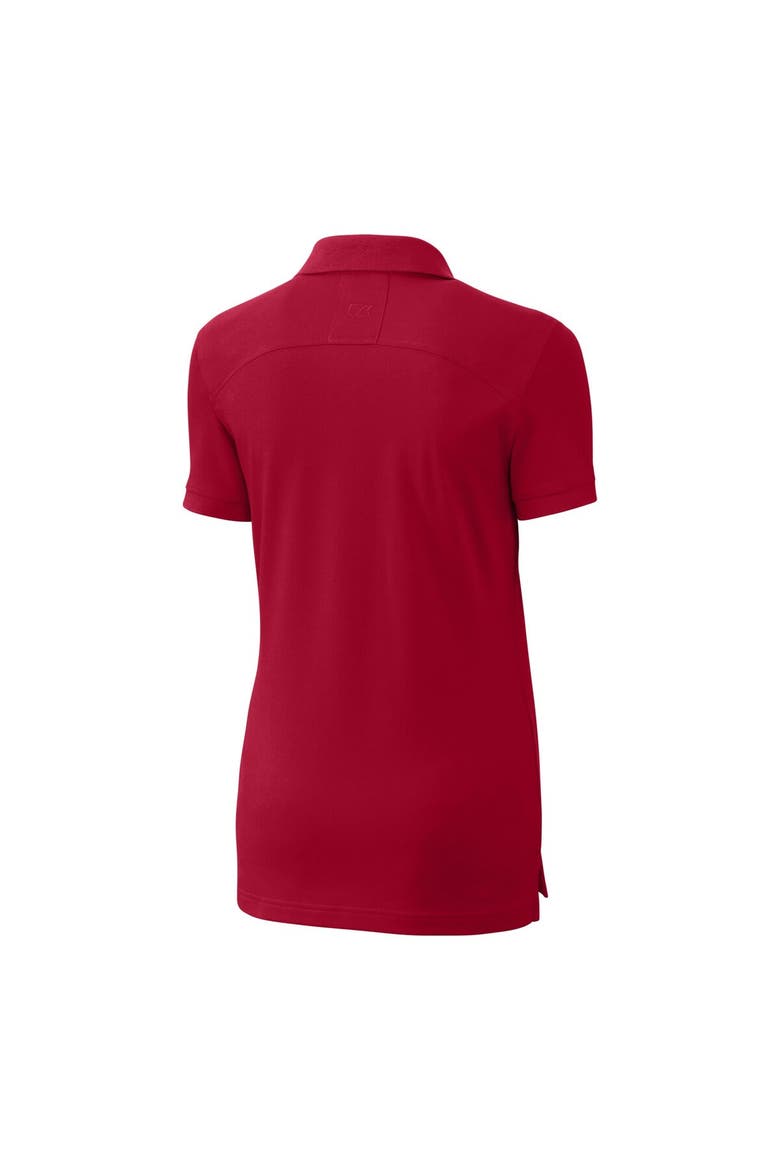 Women's Cutter & Buck Red Lehigh Valley IronPigs Advantage Tri-Blend Pique Polo, Alternate, color, Red