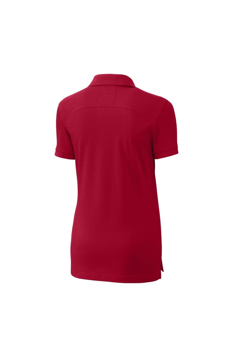 Cutter & Buck Women's Cutter & Buck Red Lehigh Valley IronPigs Advantage Tri-Blend Pique Polo, Alternate, color, 