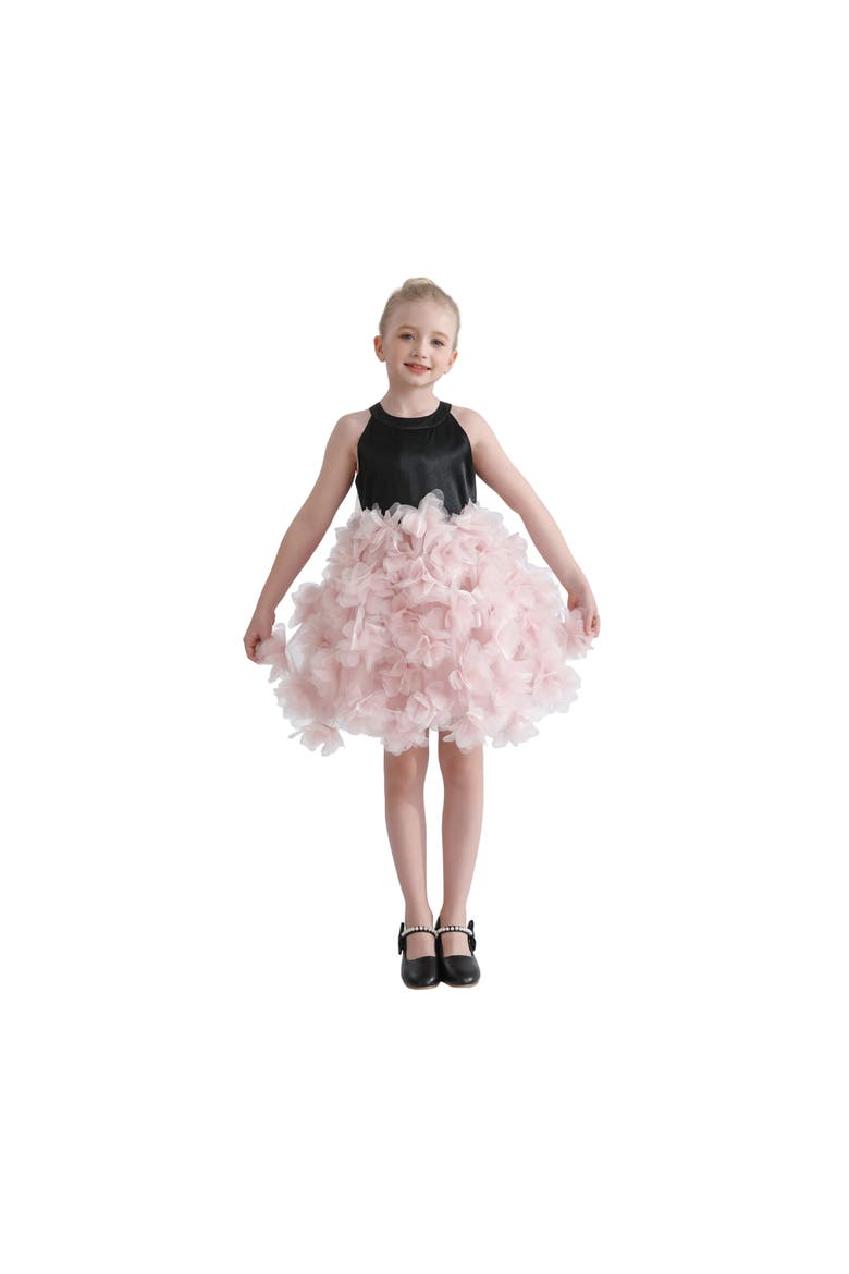 Valentina Tulle Bow Gown, Alternate, color, Pink