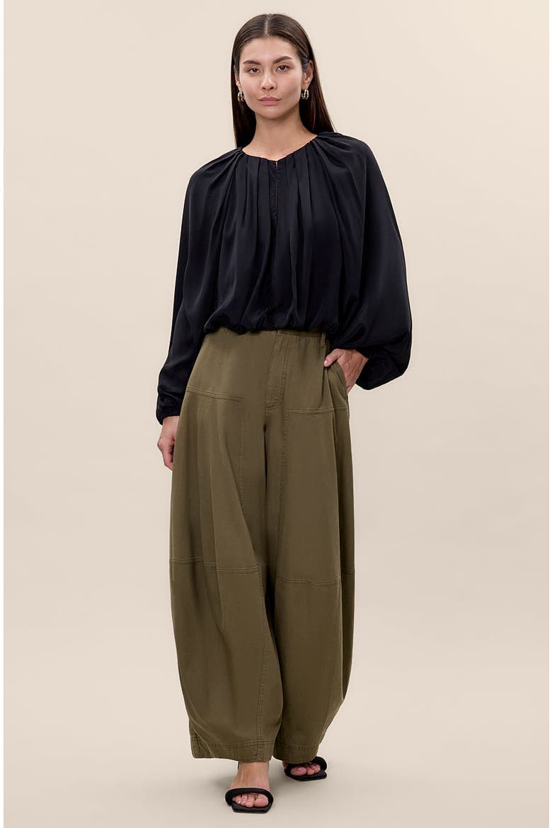 Lillith Bubble Top, Alternate, color, Black