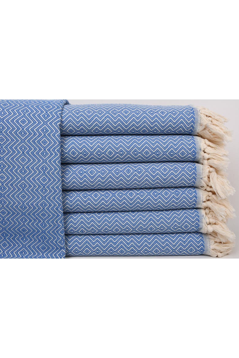 Akdeniz Throw Blanket/Towel, Alternate, color, Blue