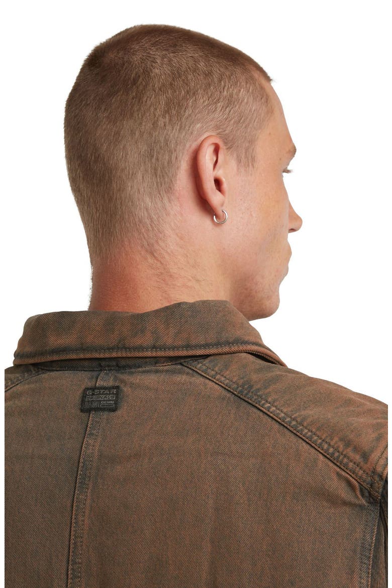 A-Line Padded Coach's Jacket, Alternate, color, WORN IN PECAN BROWN