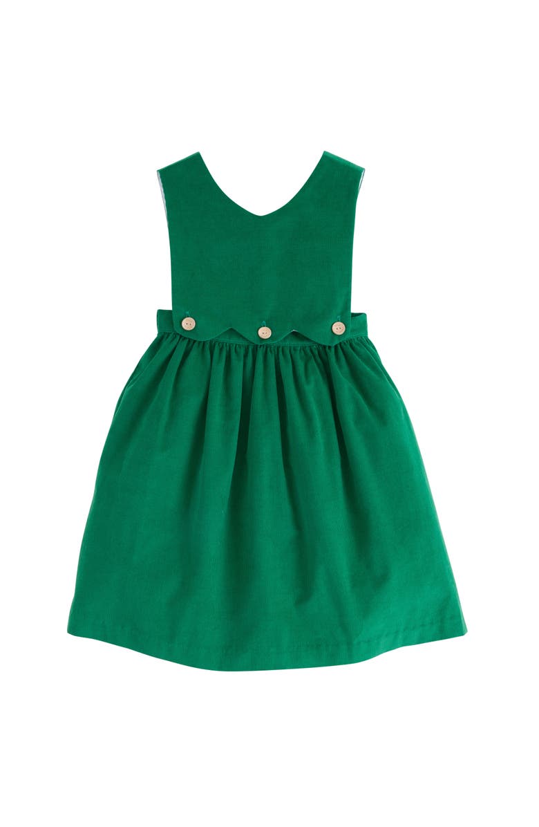 Little English Kids' Button Panel Jumper, Main, color, Everygreen Corduroy