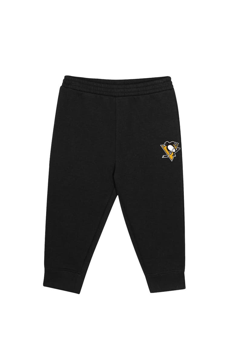 Outerstuff Toddler Black/Gold Pittsburgh Penguins Puck Hero Fleece Hoodie and Sweatpants Set, Alternate, color, Black