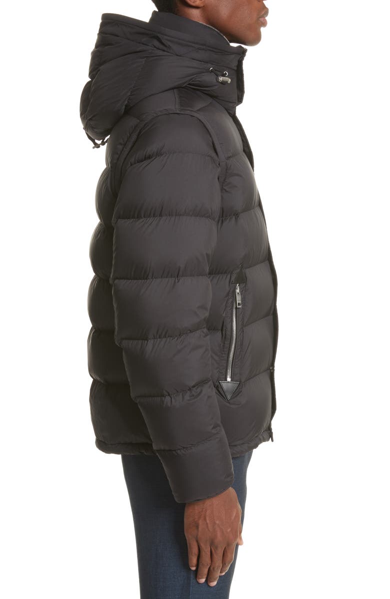 Burberry Hartley Convertible Down Jacket, Alternate, color, 