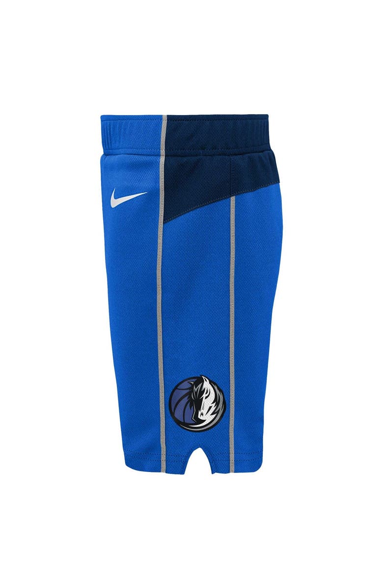 Nike Preschool Nike Blue Dallas Mavericks Icon Replica Shorts, Alternate, color, Blue