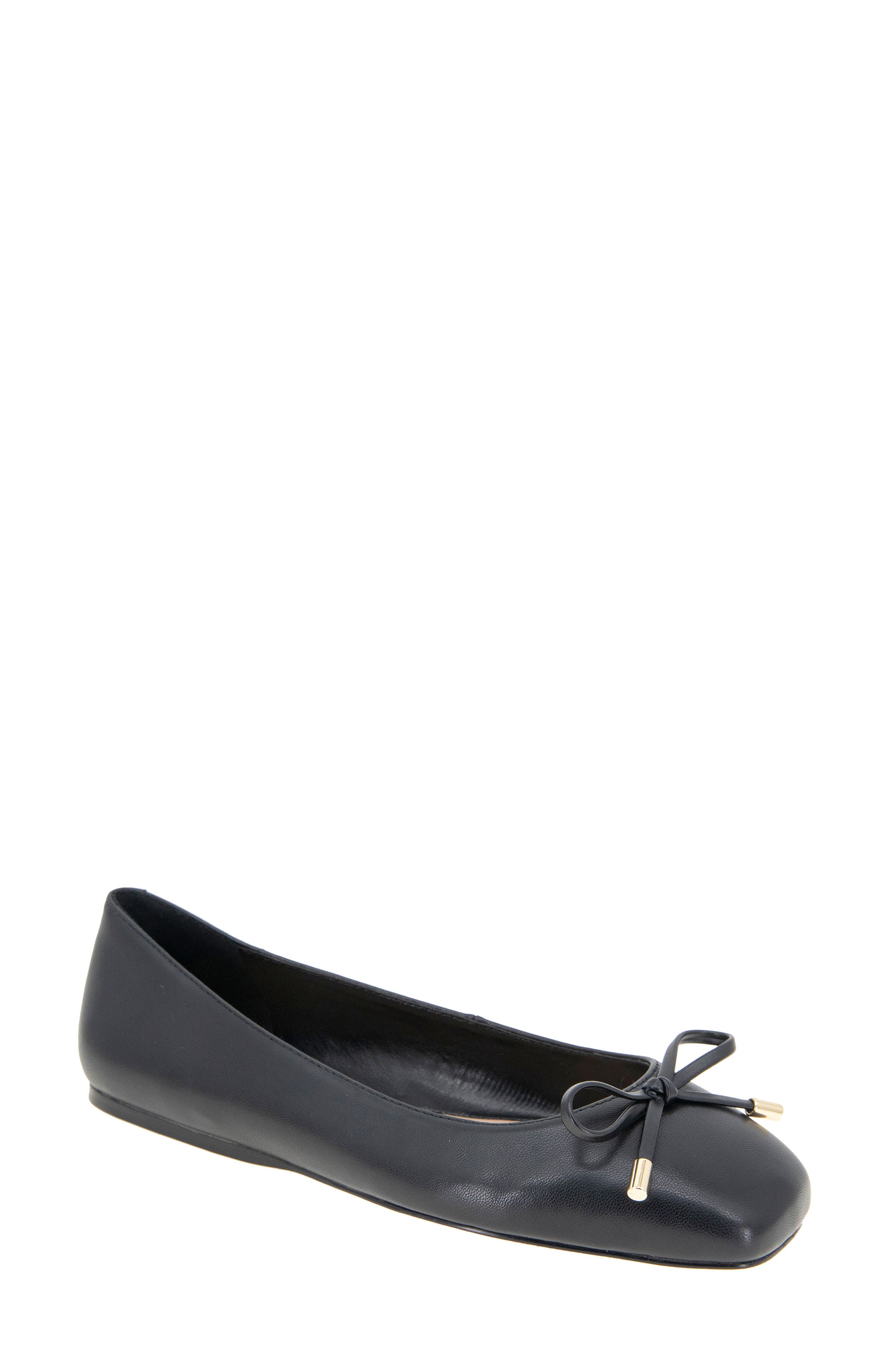 BCBGeneration Hartly Cap Toe Ballet Flat, Main, color, Black