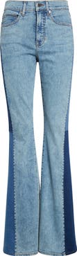 Veronica Beard Beverly High Waist Skinny Flare Jeans