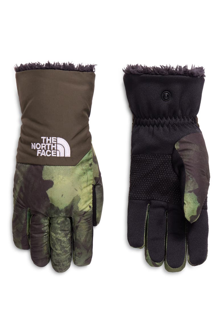 Kids' Shasta Tech Gloves, Main, color, NEW TAUPE GREEN YOSEMITE OAK