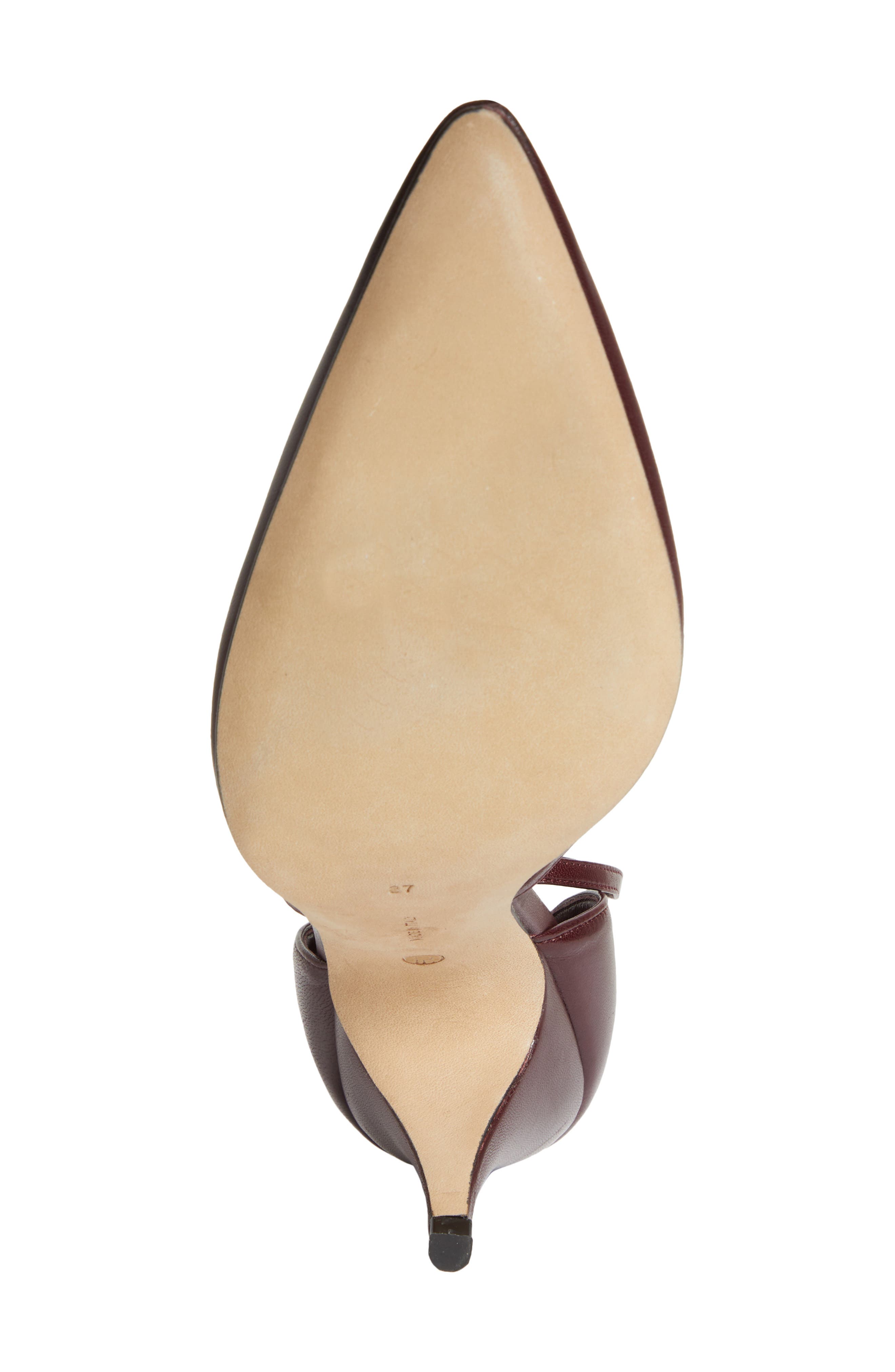 The Row Liisa D'Orsay Ankle Strap Pump, Alternate, color, 