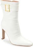 Journee Collection Elaine Croc Embossed Comfort Foam Bootie