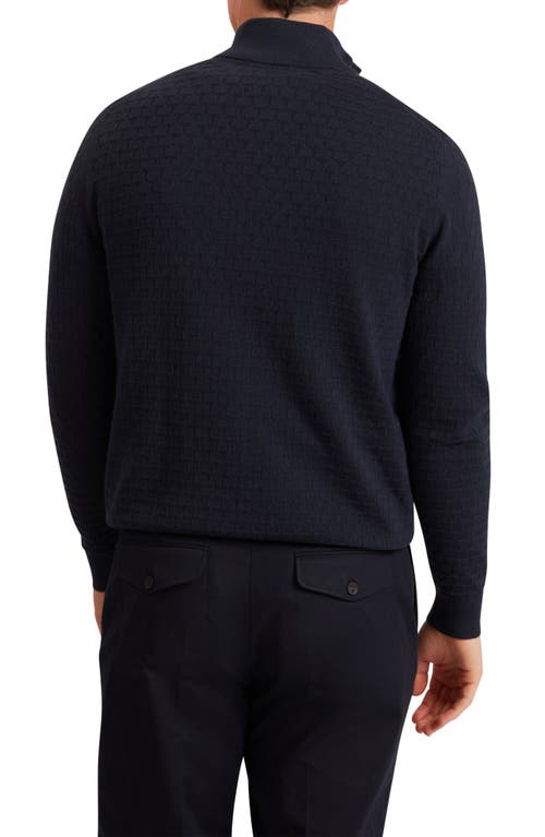 Ted Baker Jeremee Quarter Zip Sweater In Blue