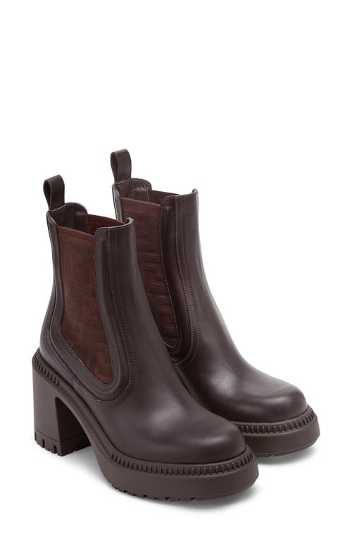 Fendi Domino Biker Chelsea Boot