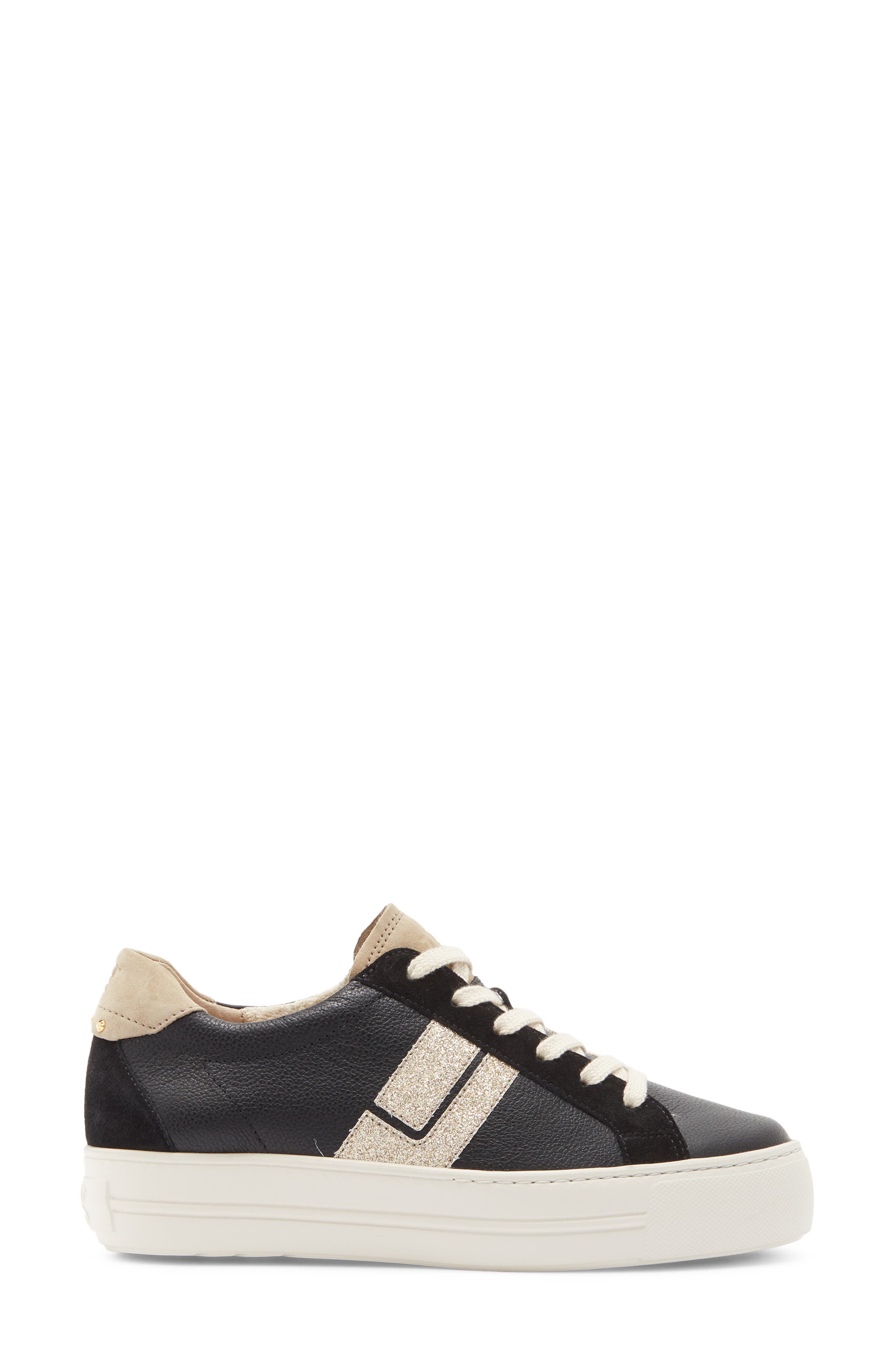 Paul Green Dove Platform Sneaker, Alternate, color, Black Combo