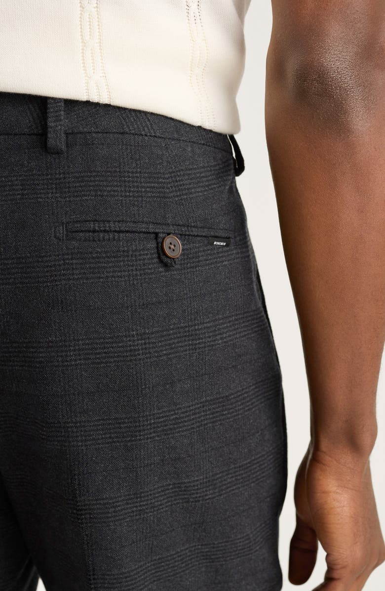 Bonobos Primo Slim Fit Glen Plaid Chinos, Alternate, color, Navy Glen Plaid