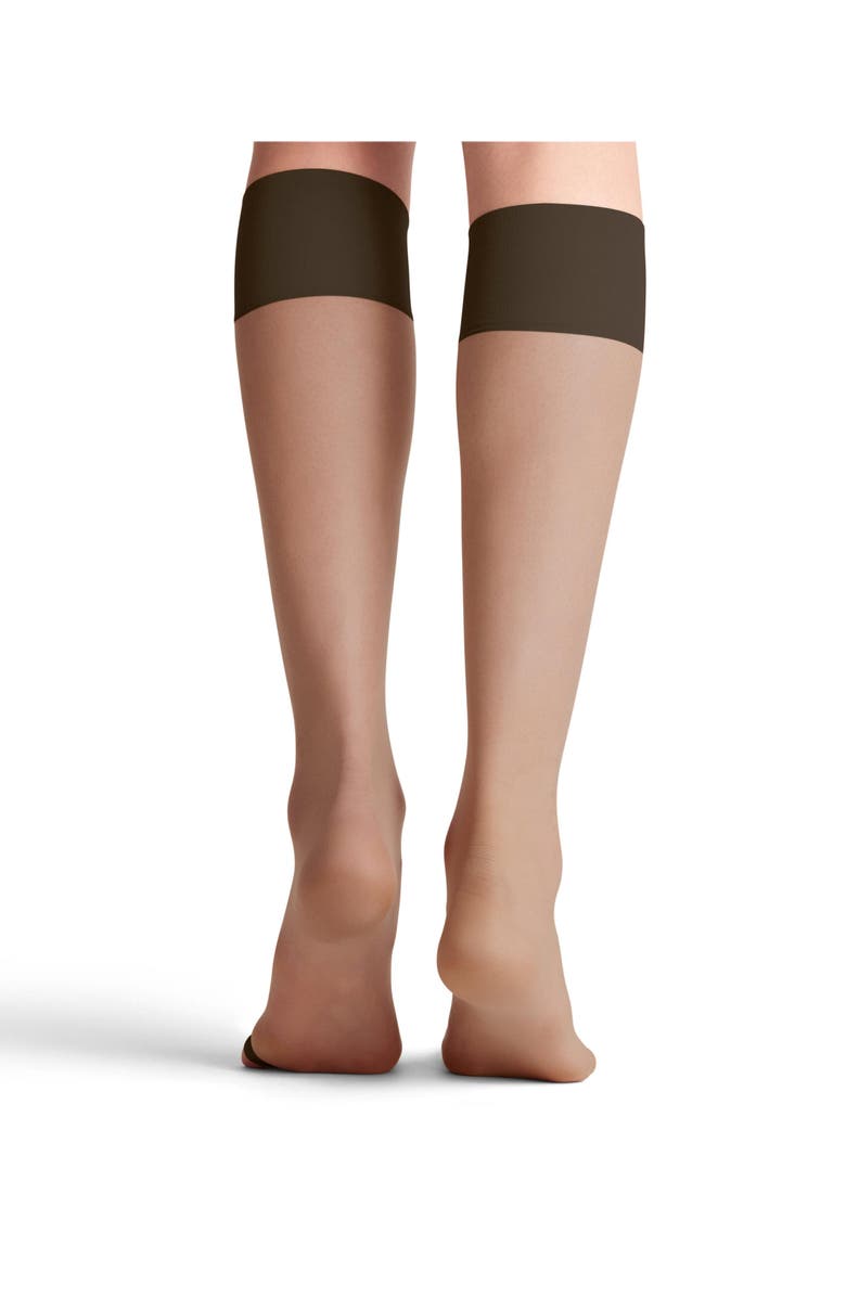 Falke Shelina Toeless 12 Denier Ultra Sheer Socks, Alternate, color, Espresso
