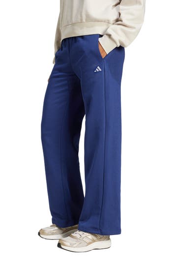 Adidas Originals Adidas Fleece Sweatpants In Blue