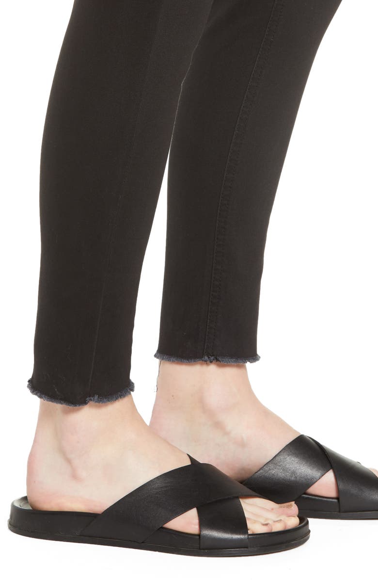 Tinsel Fray Hem High Waist Jeggings, Alternate, color, 