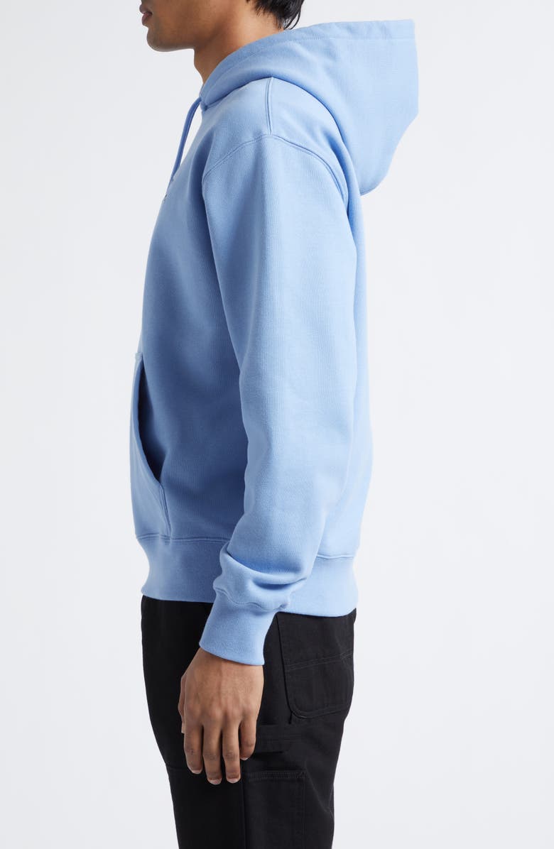 Burberry Reilly EKD Stamp French Terry Hoodie, Alternate, color, Cornflower Blue