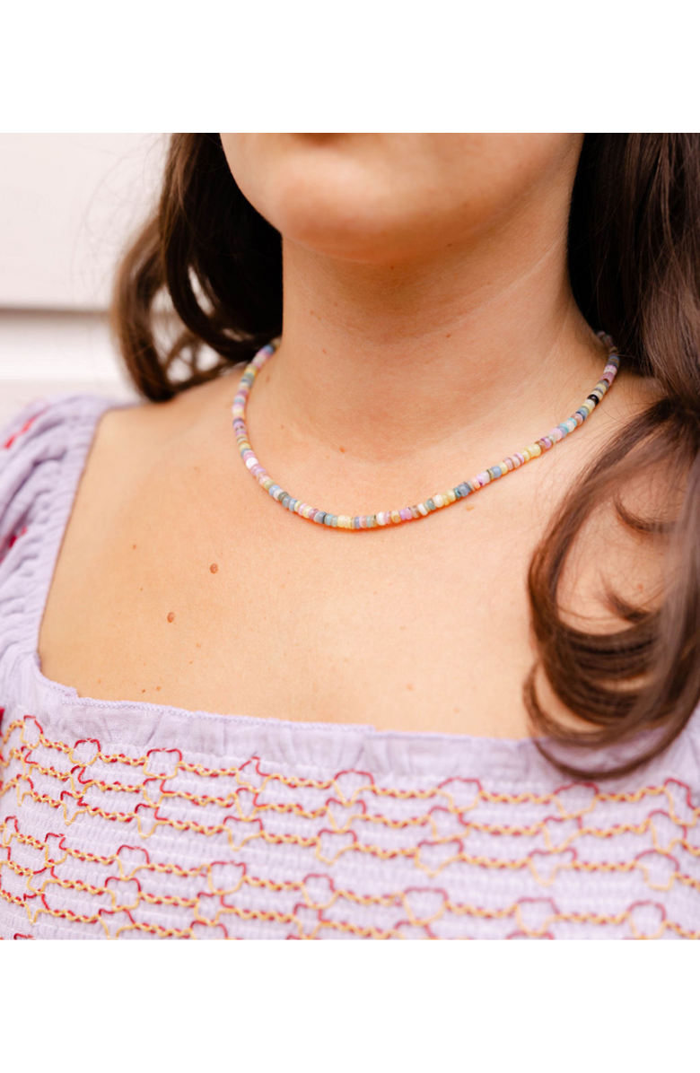 Erin McDermott Jewelry Misty Daydream Necklace, Alternate, color, Pink