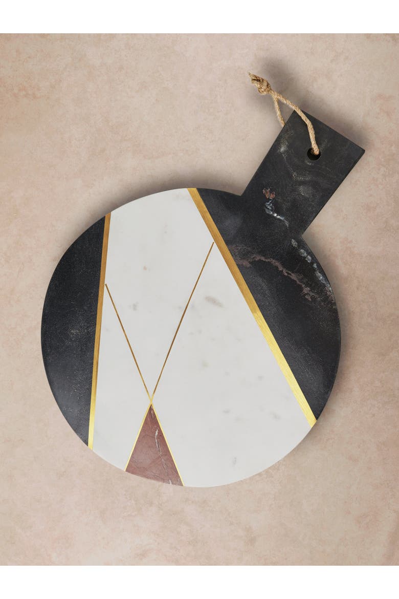 Sardinia Marble Cheese Board, Main, color, White