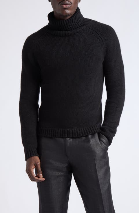 Wool, Cashmere & Mohair Roll Neck Sweater