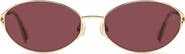 Stuart Weitzman WZN 8031/G/S 56mm Oval Sunglasses