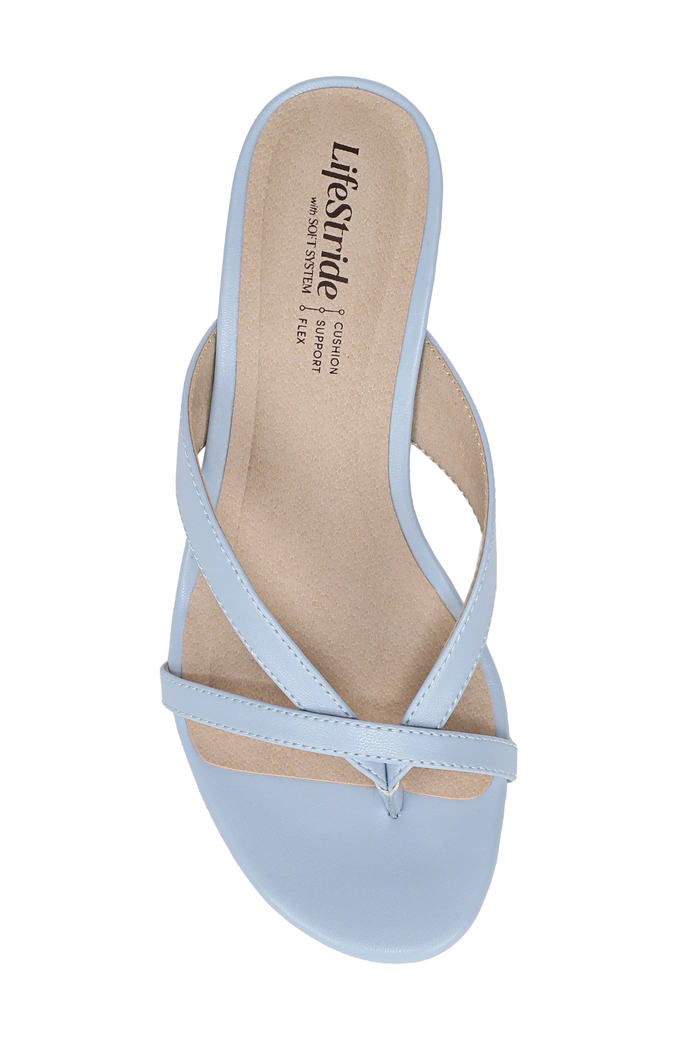 Navine Kitten Heel Flip Flop, Alternate, color, ICE BLUE