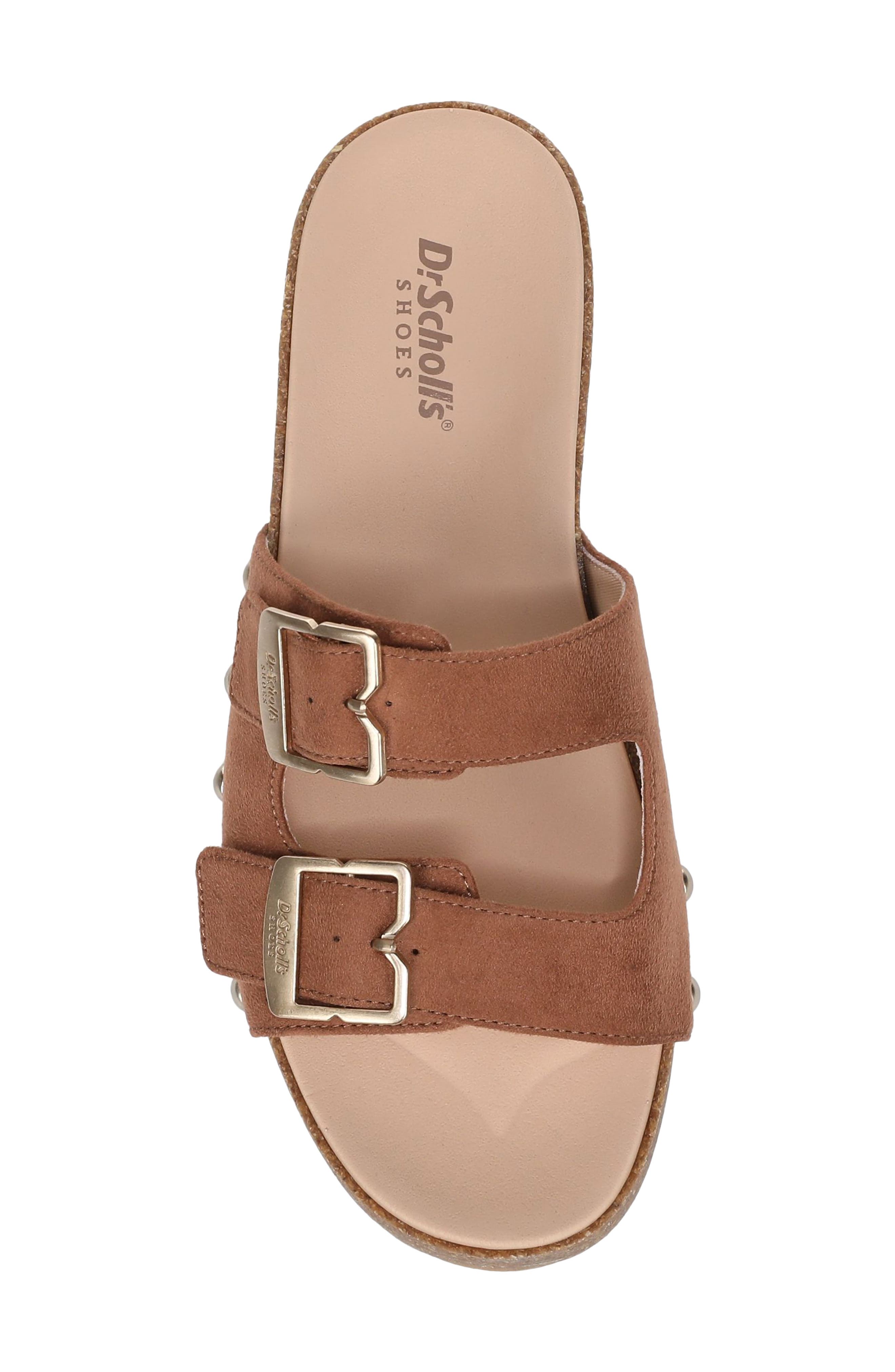 OriginalFlex Platform Slide Sandal, Alternate, color, HONEY